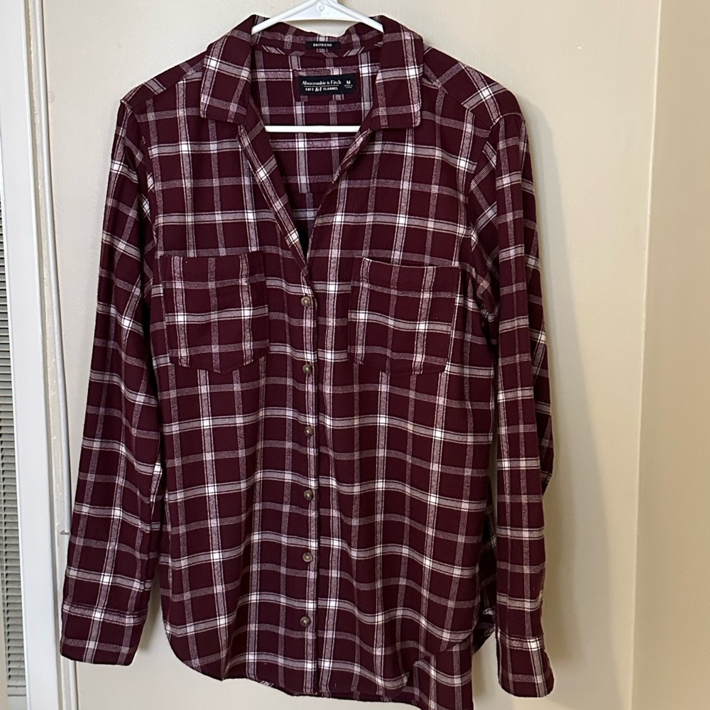 Abercrombie & Fitch Boyfriend Flannel - Size Medium